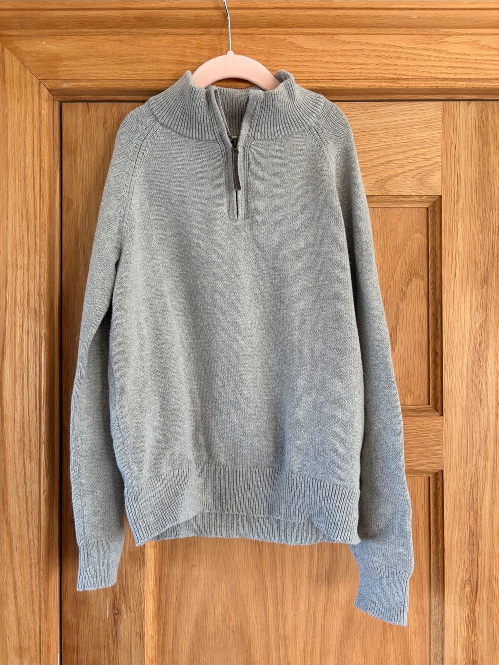 Crewcuts Boys Size 10 Half-Zip Sweater - Light Gray